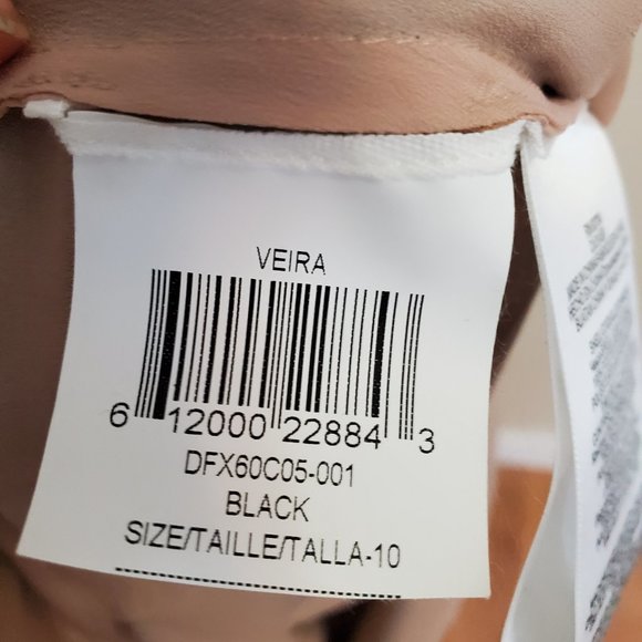 BCBGMAXAZIRA VEIRA DRESS geometric Illusion Boho Maxi Dress Sz 10 black/Nude - Picture 11 of 12